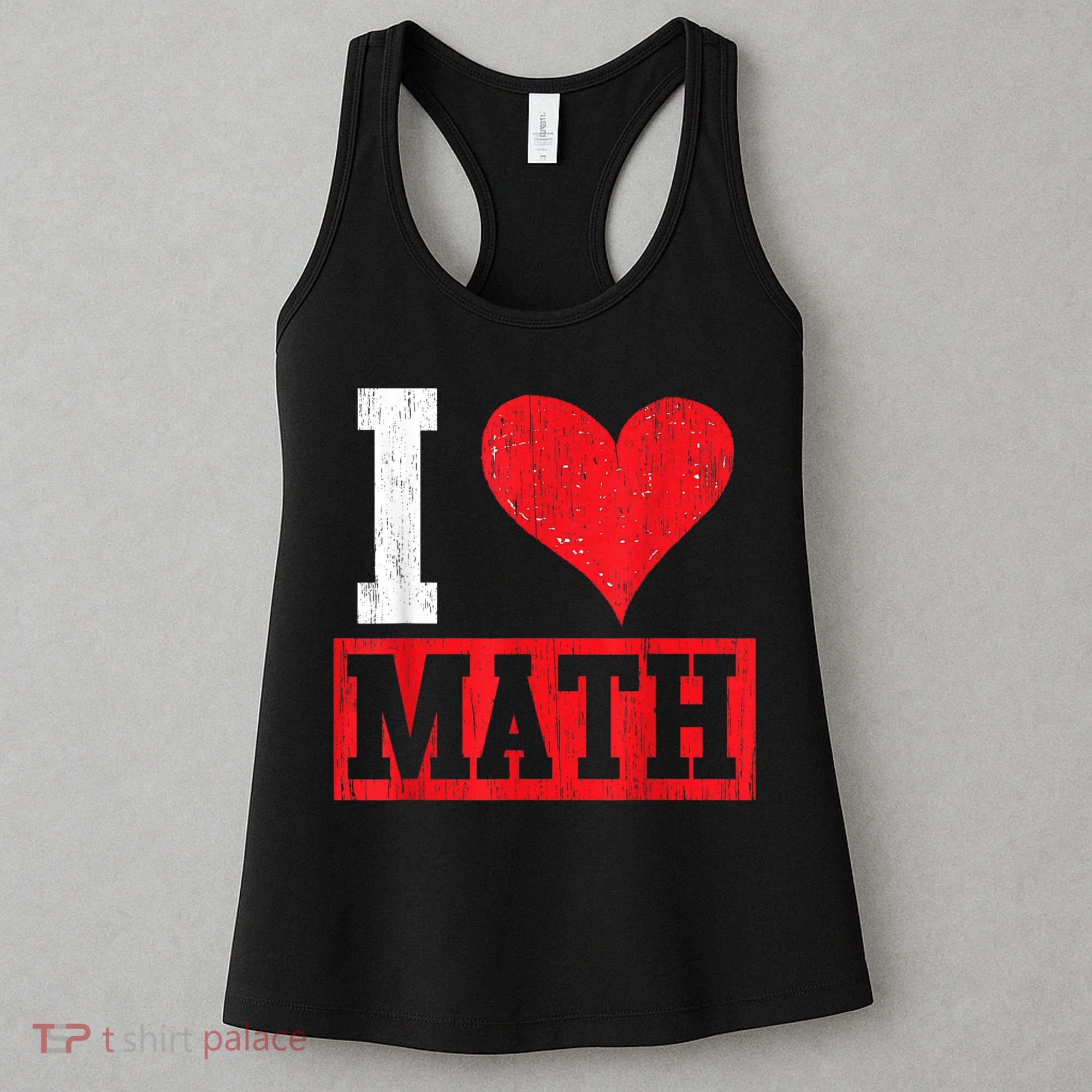 I Love Math Heart Math Women's Tank Top
