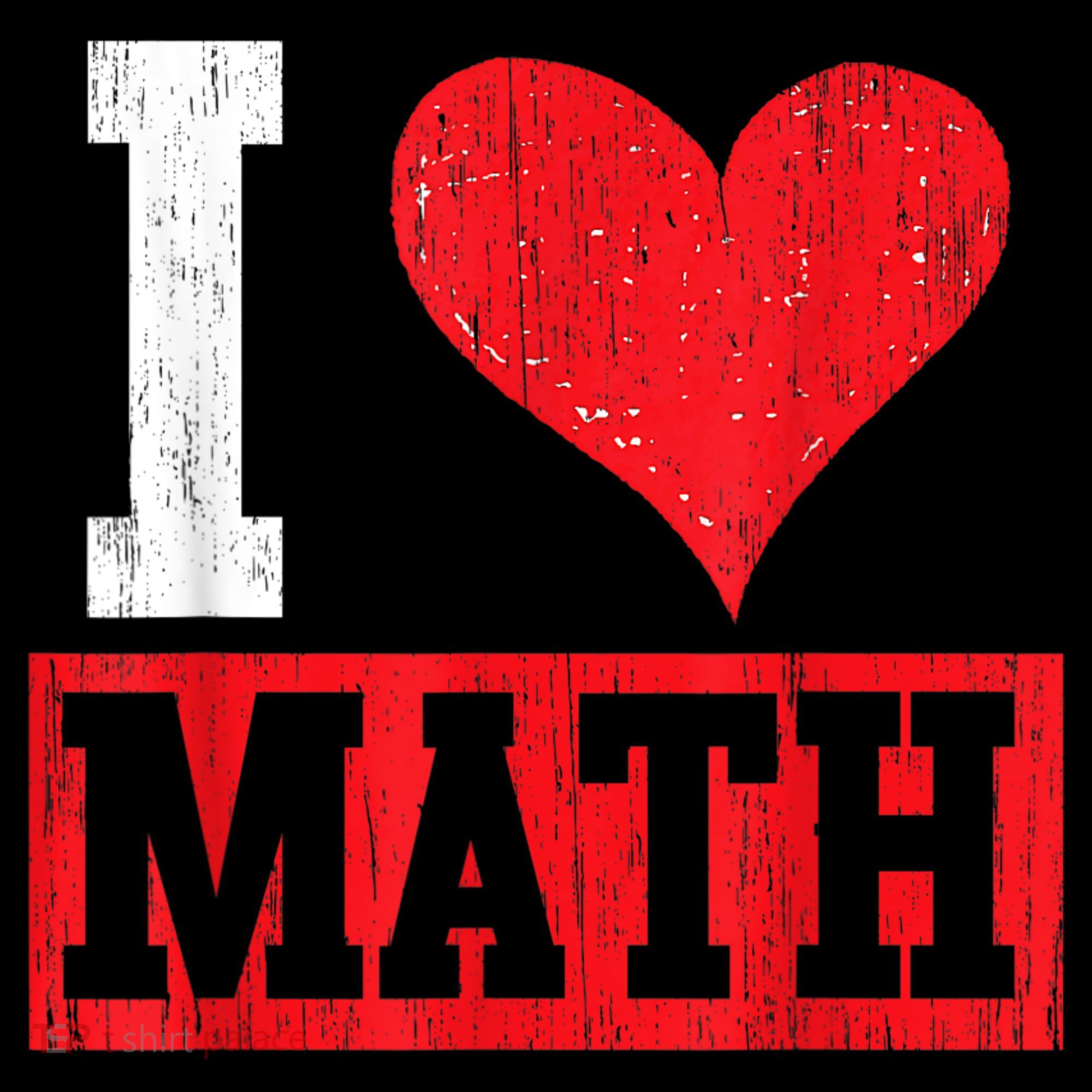I Love Math Heart Math Women's Tank Top