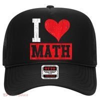 I Love Math Heart Math Hat thumb 0
