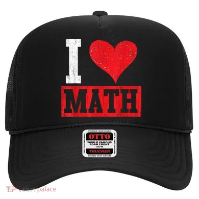 I Love Math Heart Math Hat
