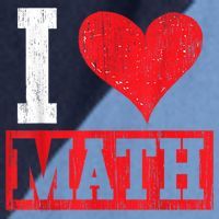 I Love Math Heart Math Raglan Baseball Sleeve Shirt thumb 2