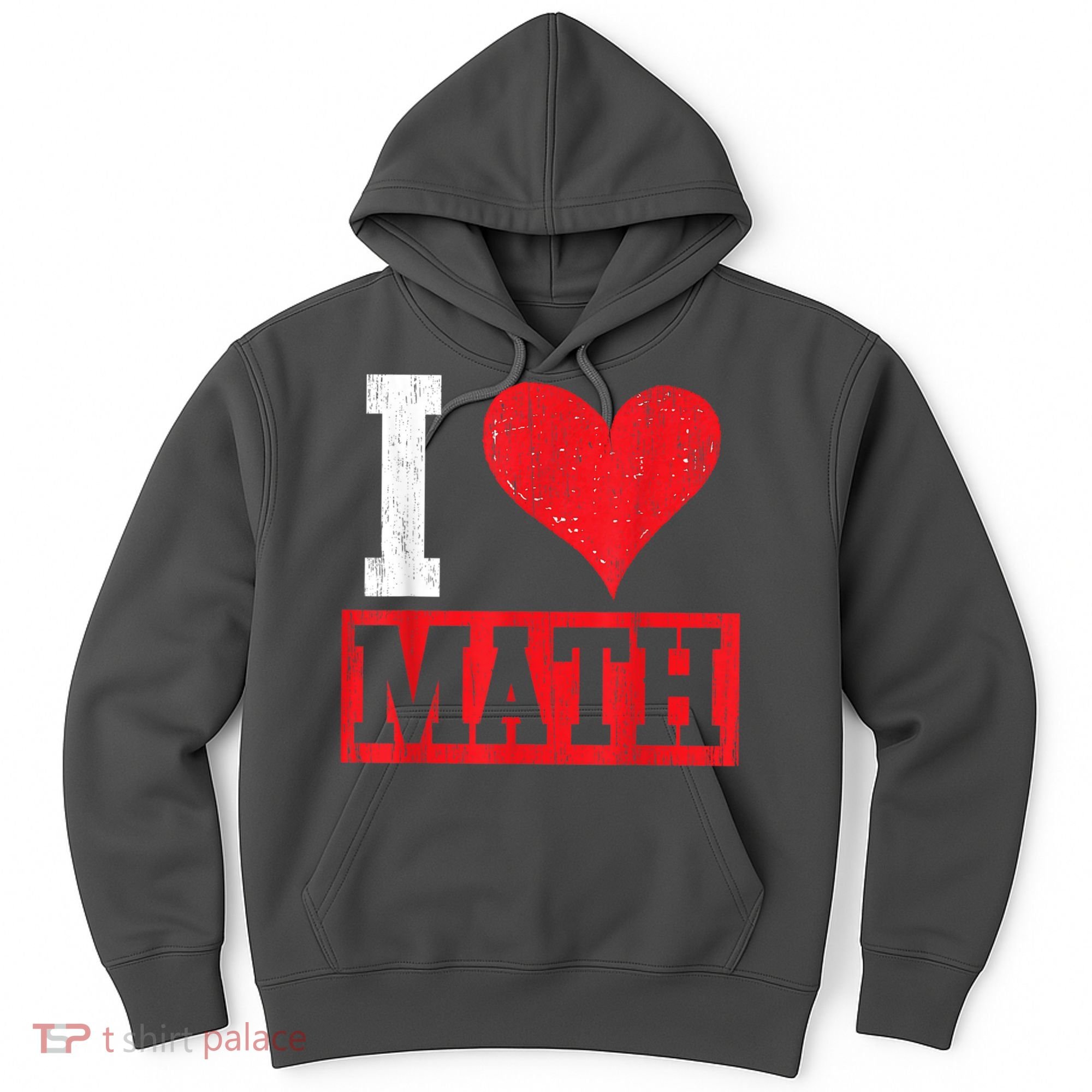 I Love Math Heart Math Hoodie