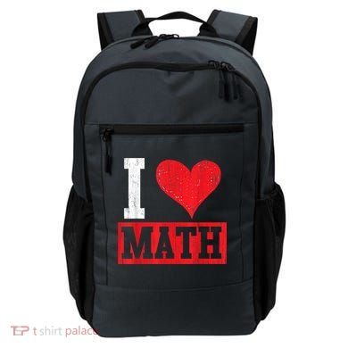 I Love Math Heart Math Backpack