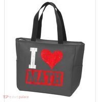 I Love Math Heart Math Tote Bag thumb 3