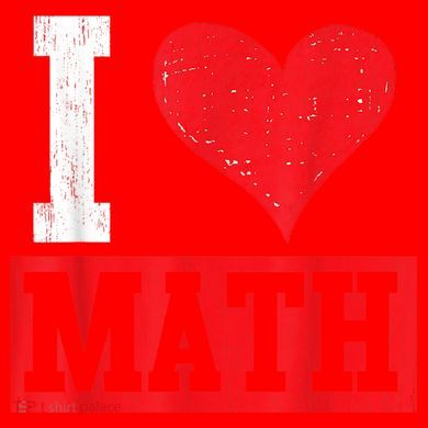 I Love Math Heart Math Santa Hat