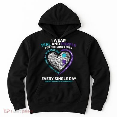 In Loving Memory Semicolon Suicide Prevention Awareness Hoodie