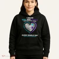 In Loving Memory Semicolon Suicide Prevention Awareness Hoodie thumb 5