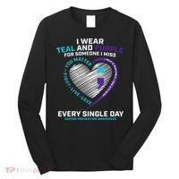 In Loving Memory Semicolon Suicide Prevention Awareness Long Sleeve Shirt thumb 0