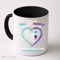 In Loving Memory Semicolon Suicide Prevention Awareness Coffee Mug thumb 0