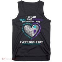 In Loving Memory Semicolon Suicide Prevention Awareness Tank Top thumb 0