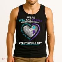In Loving Memory Semicolon Suicide Prevention Awareness Tank Top thumb 3