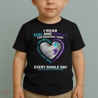 In Loving Memory Semicolon Suicide Prevention Awareness Toddler T-Shirt thumb 2
