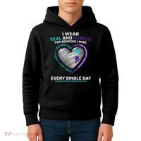 In Loving Memory Semicolon Suicide Prevention Awareness Kids Hoodie thumb 4