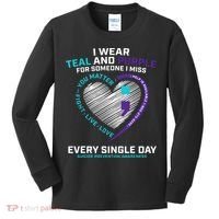 In Loving Memory Semicolon Suicide Prevention Awareness Kids Long Sleeve Shirt thumb 0