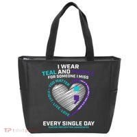 In Loving Memory Semicolon Suicide Prevention Awareness Tote Bag thumb 0