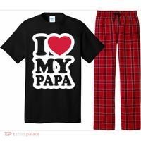 I Love My Papa Retro Pajama Set thumb 0