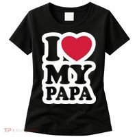 I Love My Papa Retro Women's T-Shirt thumb 0