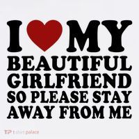 I Love My Girlfriend So Please Stay Away From Me Funny Gift Women's Hoodie thumb 2