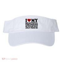 I Love My Girlfriend So Please Stay Away From Me Funny Gift Visor thumb 0