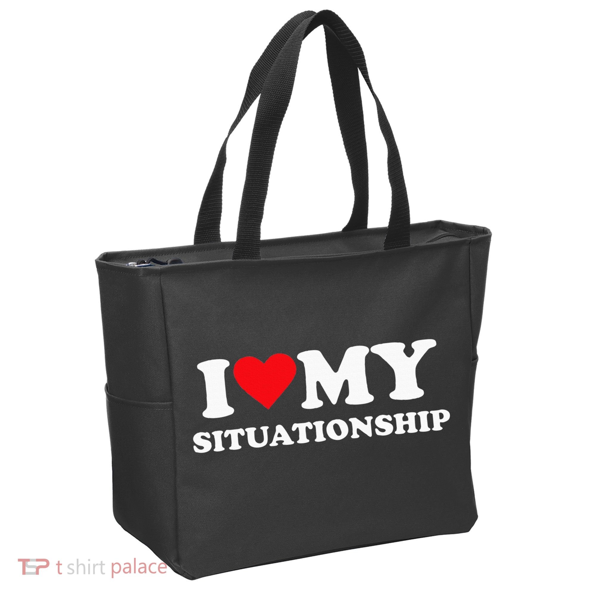 I Love My Situationship Tote Bag