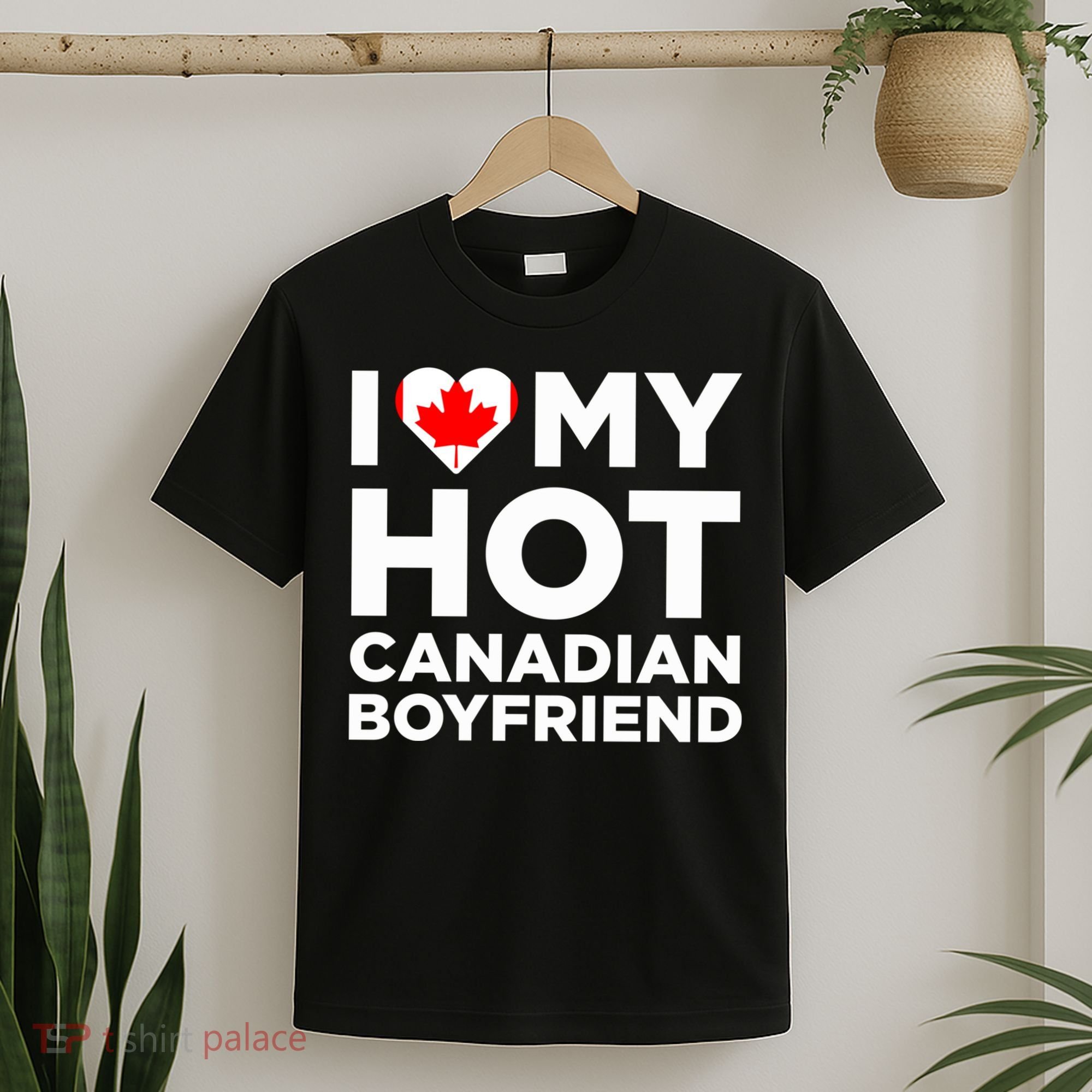 I Love My Hot Canadian Boyfriend Cute Canada Relationship T-Shirt