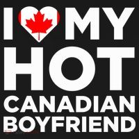 I Love My Hot Canadian Boyfriend Cute Canada Relationship Women's Hoodie thumb 2
