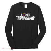 I Love My Venezuelan Boyfriend Long Sleeve Shirt thumb 0