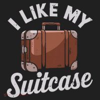 I Like My Suitcase Funny Travel Bag Humor Meme Women's Sweatshirt thumb 2