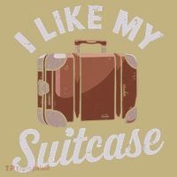 I Like My Suitcase Funny Travel Bag Humor Meme T-Shirt thumb 7