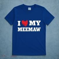 I Love My Meemaw Favorite Family Member Valentines Meaningful Gift T-Shirt thumb 5