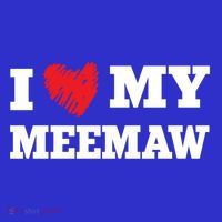 I Love My Meemaw Favorite Family Member Valentines Meaningful Gift Women's Tank Top thumb 5