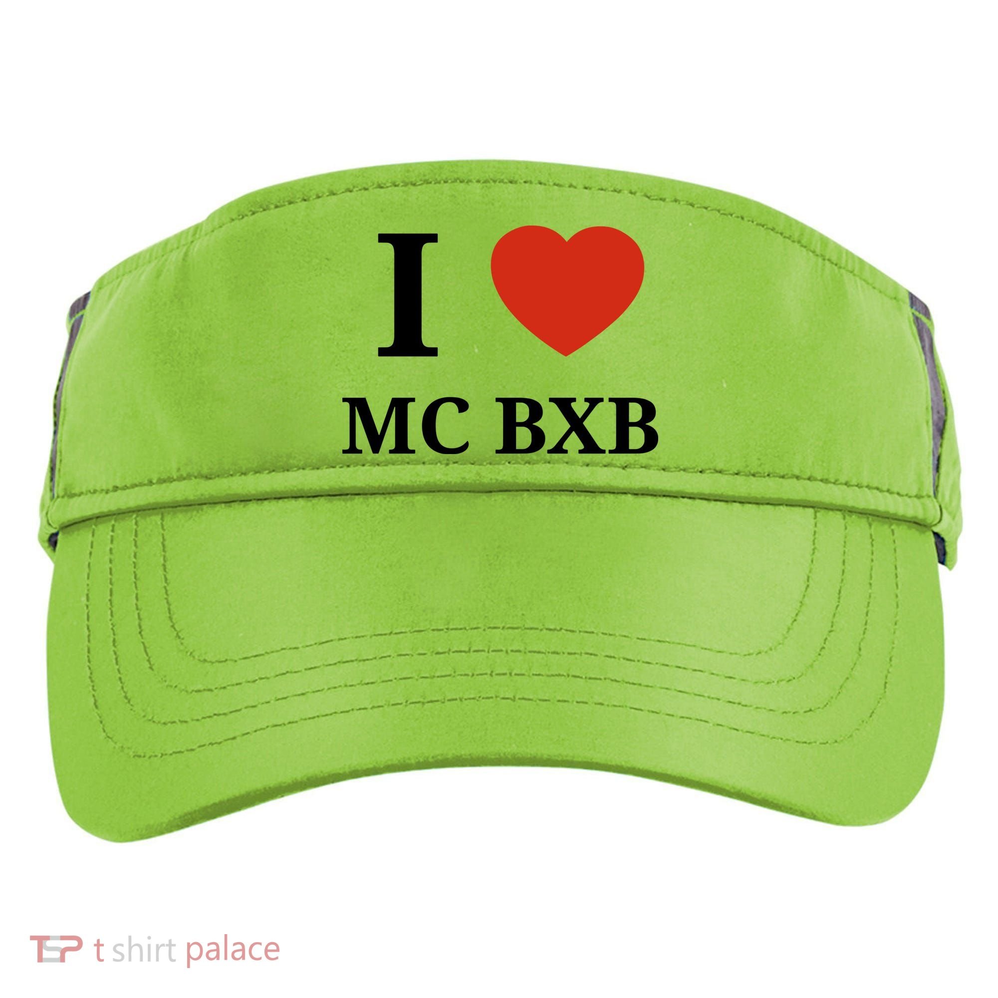 I Love Mc Bxb Adult Drive Performance Visor