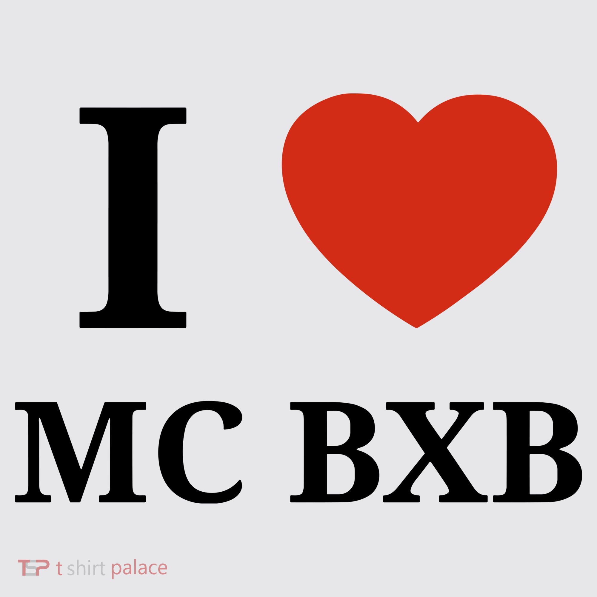 I Love Mc Bxb Womens Funnel Neck Pullover Hood