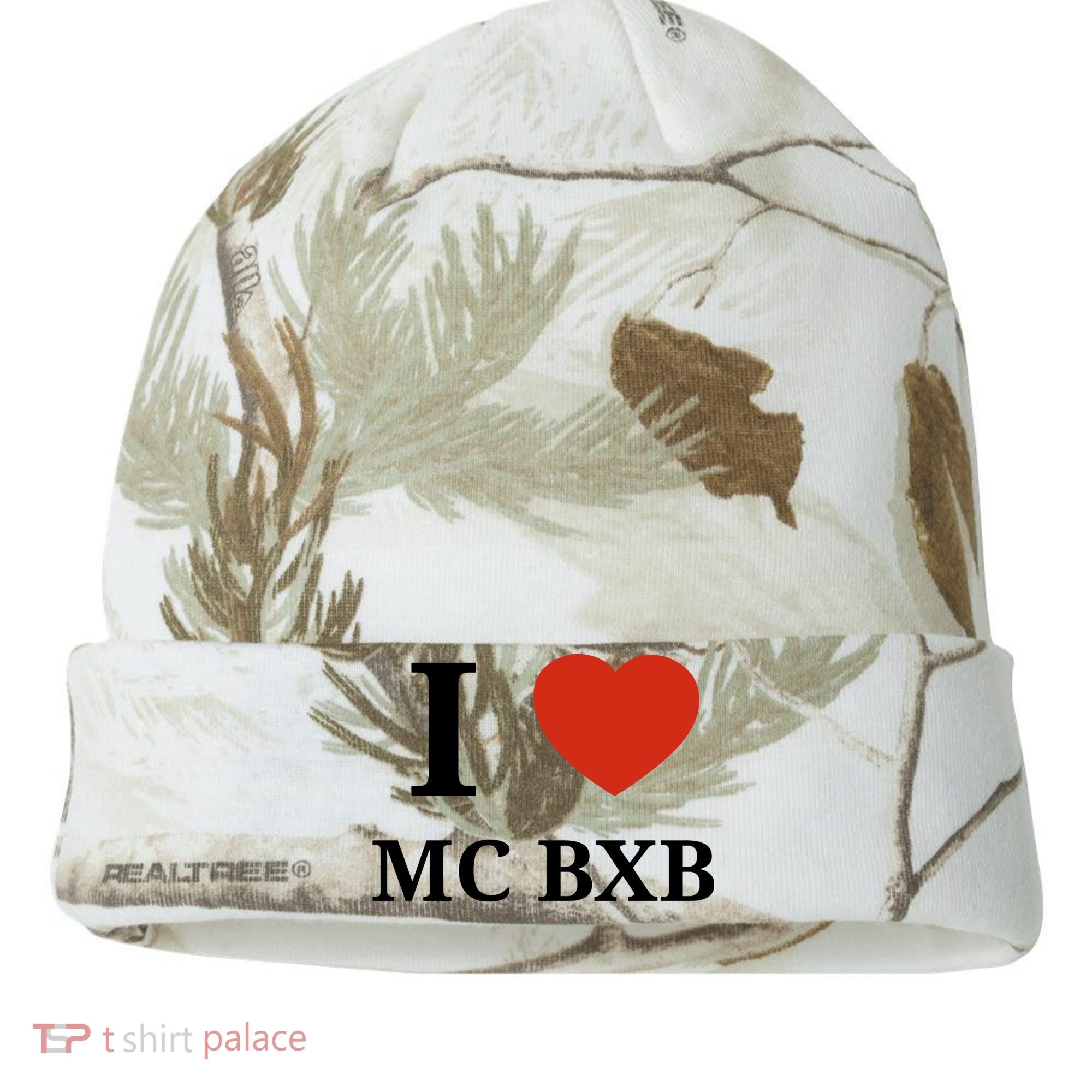 I Love Mc Bxb Kati Licensed 12" Camo Cuffed Beanie