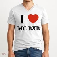 I Love Mc Bxb V-Neck T-Shirt thumb 2