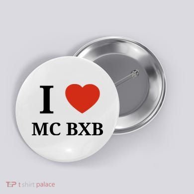 I Love Mc Bxb Button