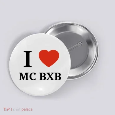 I Love Mc Bxb Button