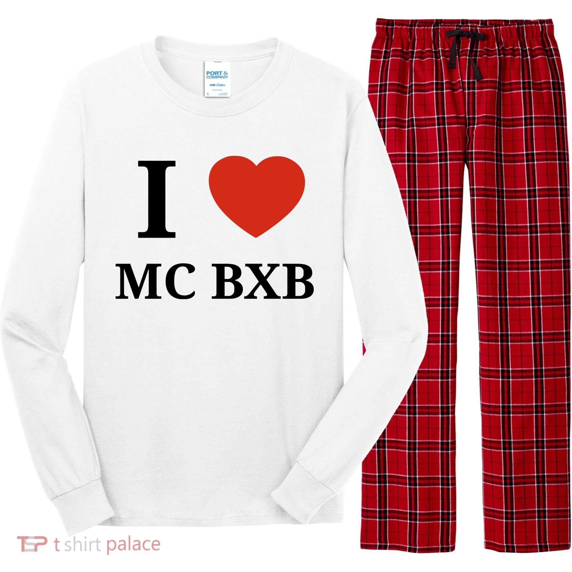I Love Mc Bxb Long Sleeve Pajama Set