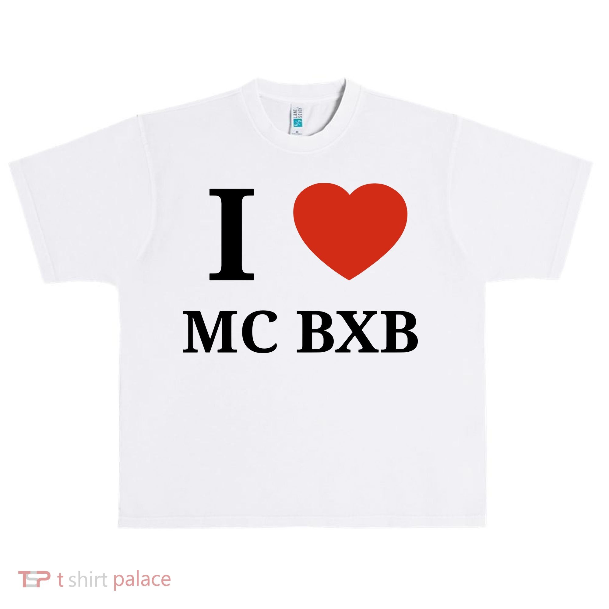 I Love Mc Bxb Urban Oversized Heavyweight T-Shirt