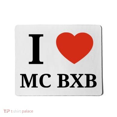 I Love Mc Bxb Mousepad