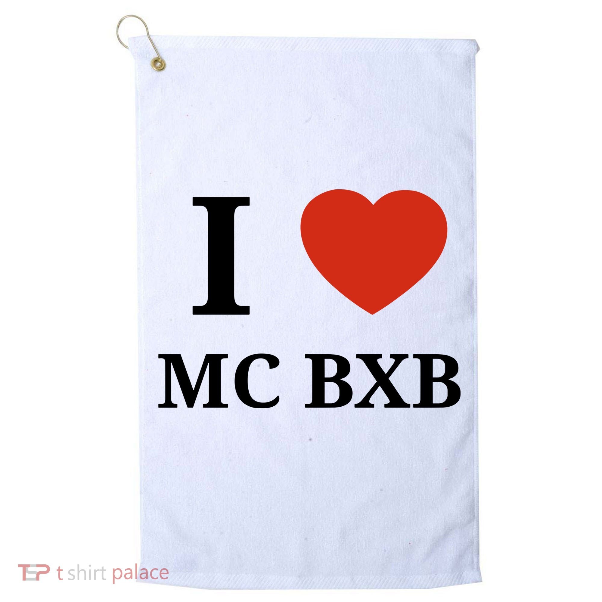 I Love Mc Bxb Golf Towel