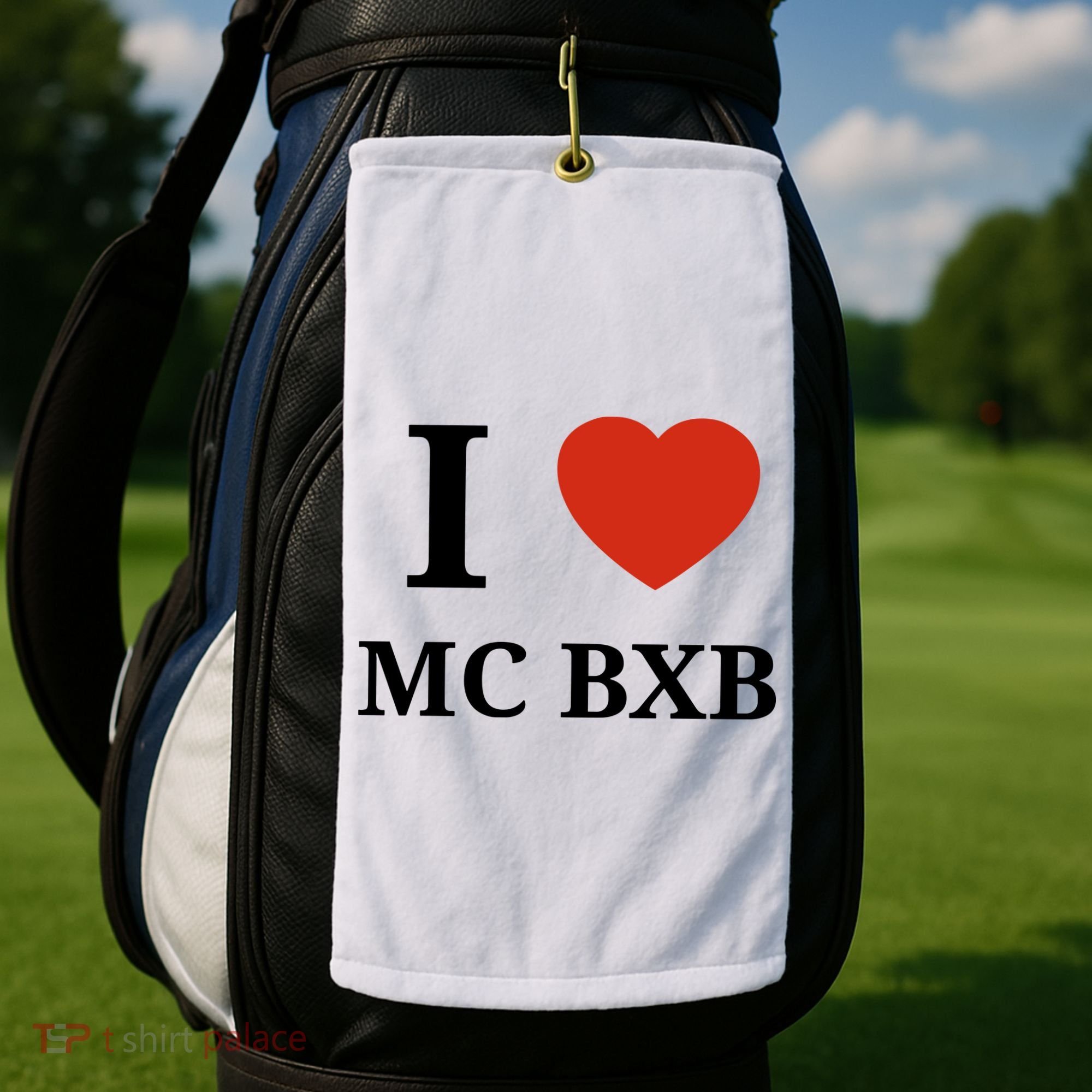 I Love Mc Bxb Golf Towel