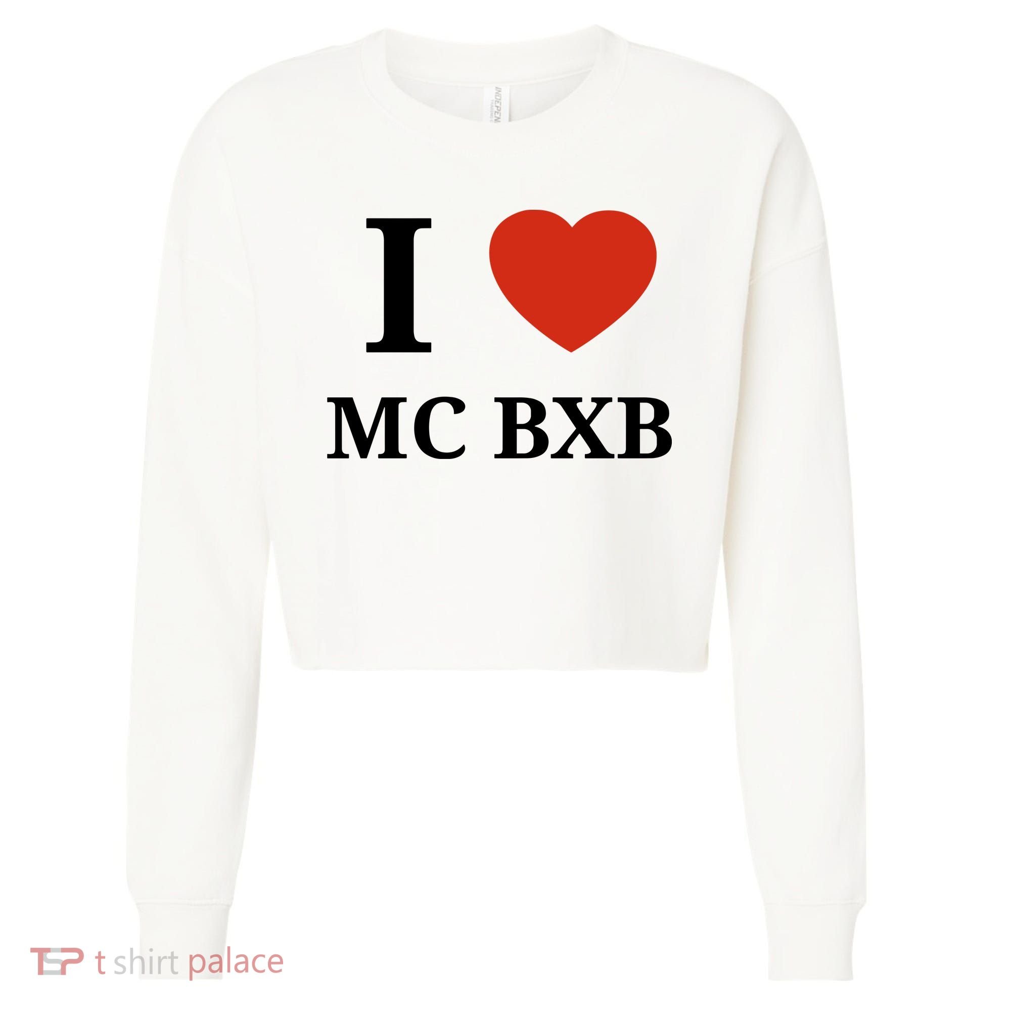 I Love Mc Bxb Cropped Pullover Crew