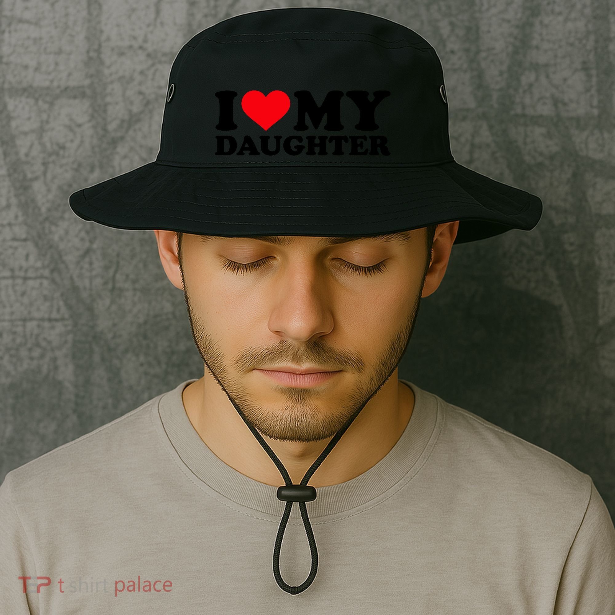 I Love My Daughter Bucket Hat