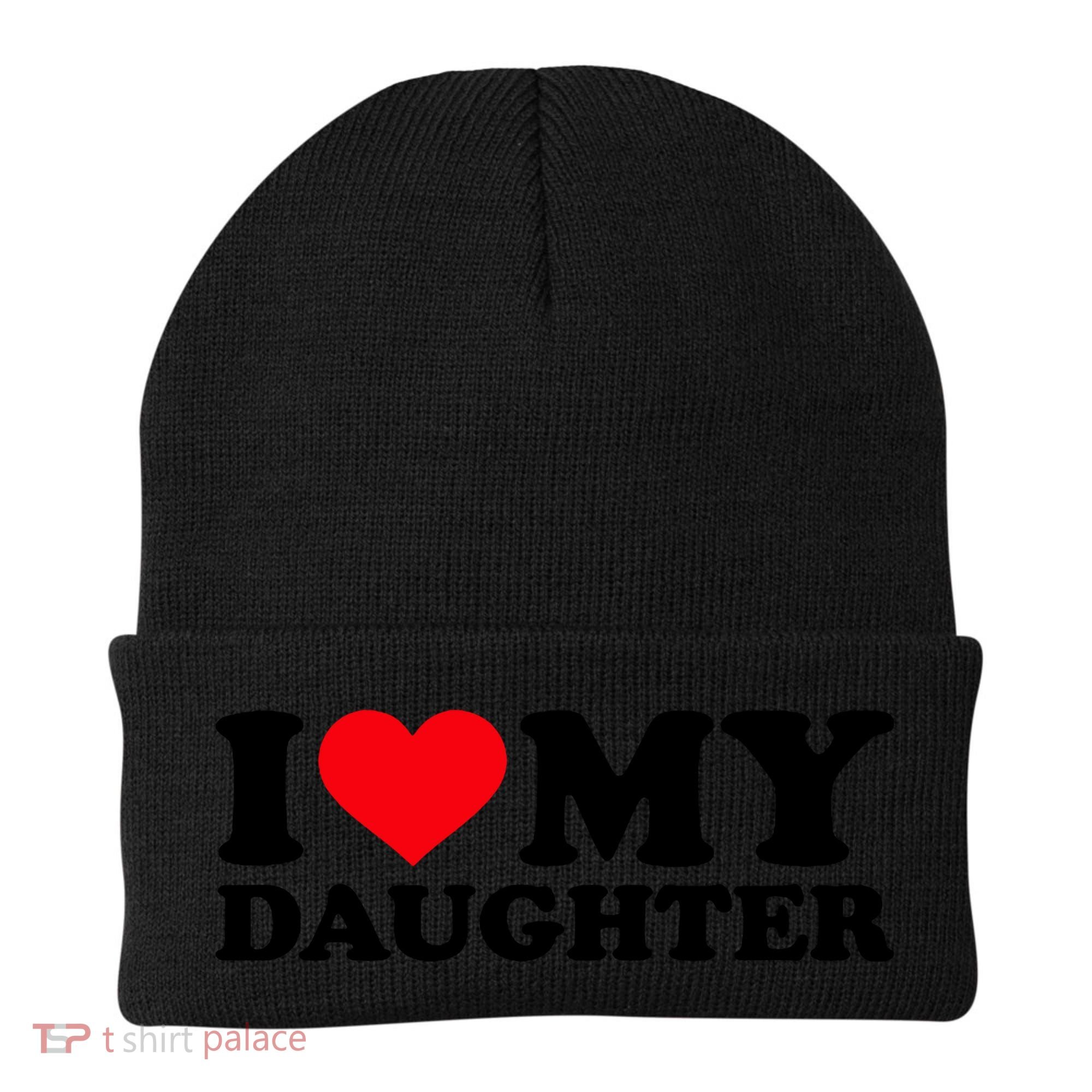 I Love My Daughter Beanie