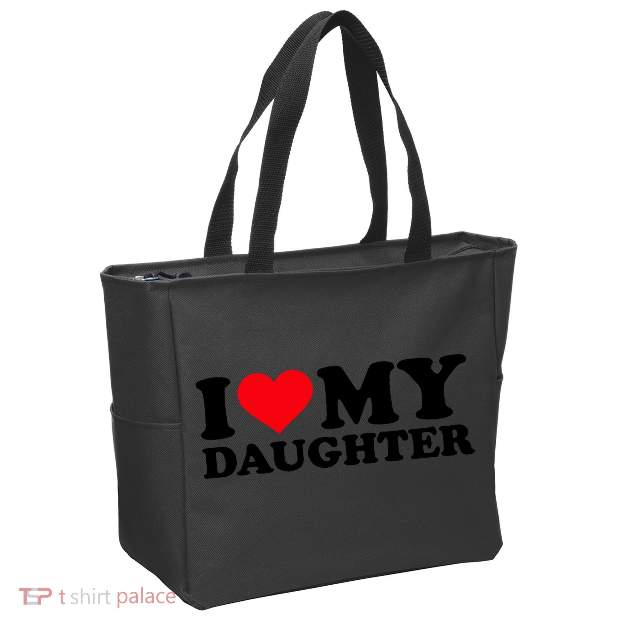 I Love My Daughter Tote Bag