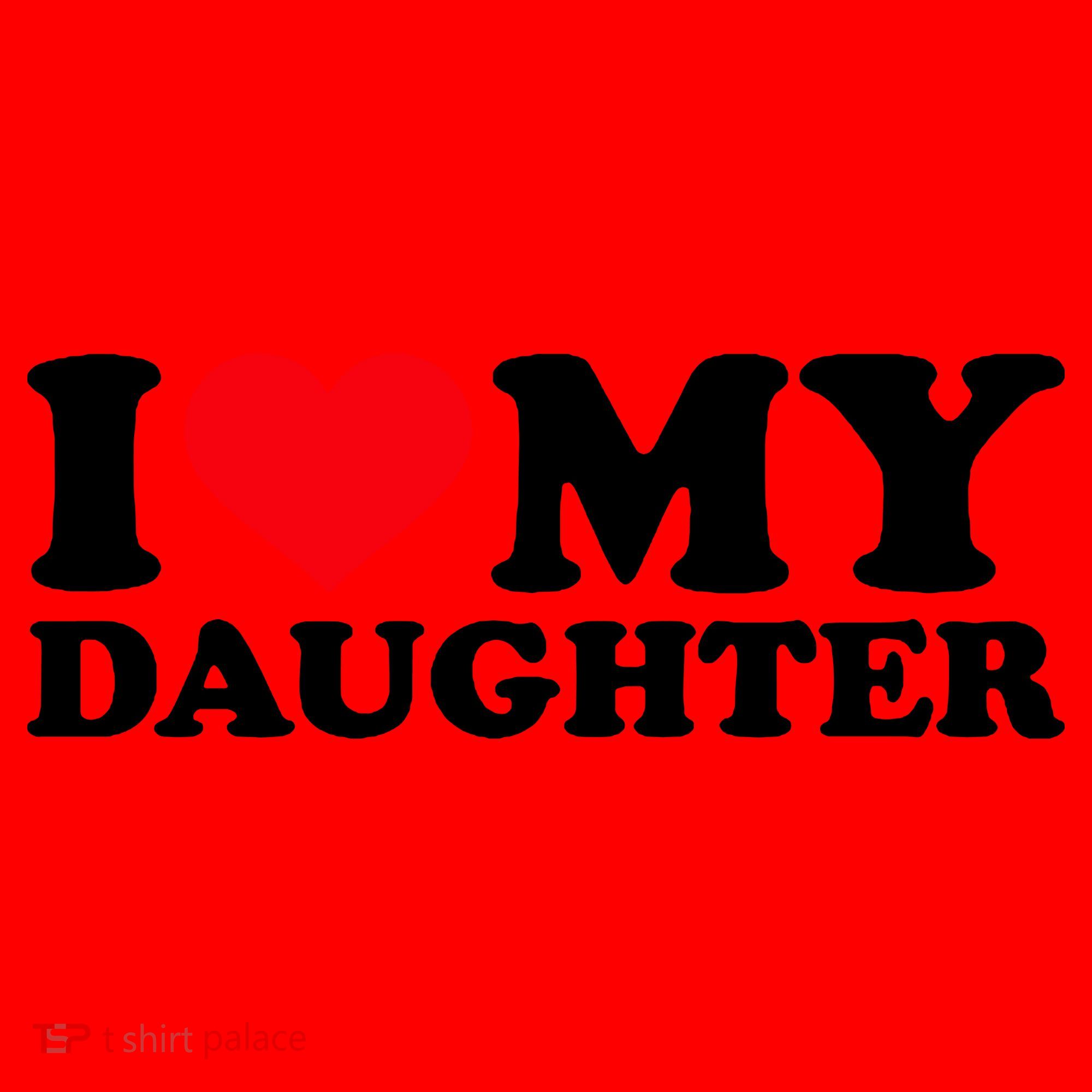 I Love My Daughter Santa Hat