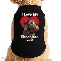 I Love My Chocolate Lab Chocolate Labrador Puppy Dog Doggie Tank thumb 0