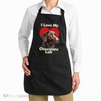 I Love My Chocolate Lab Chocolate Labrador Puppy Dog Apron thumb 2