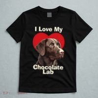 I Love My Chocolate Lab Chocolate Labrador Puppy Dog T-Shirt thumb 5